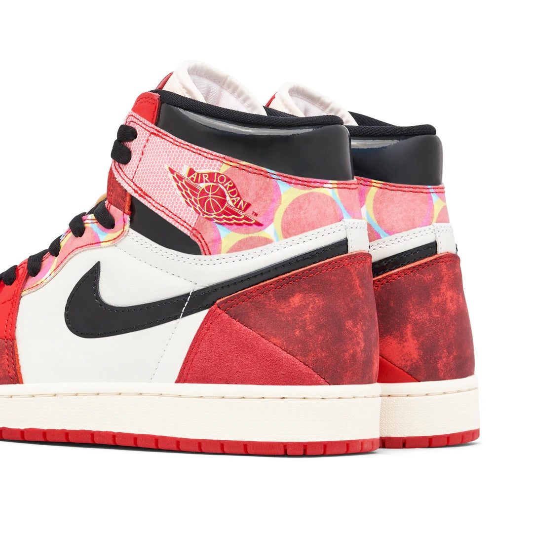 AIR JORDAN 1 HIGH X SPIDER-MAN ACROSS THE SPIDER-VERSE RED BLACK