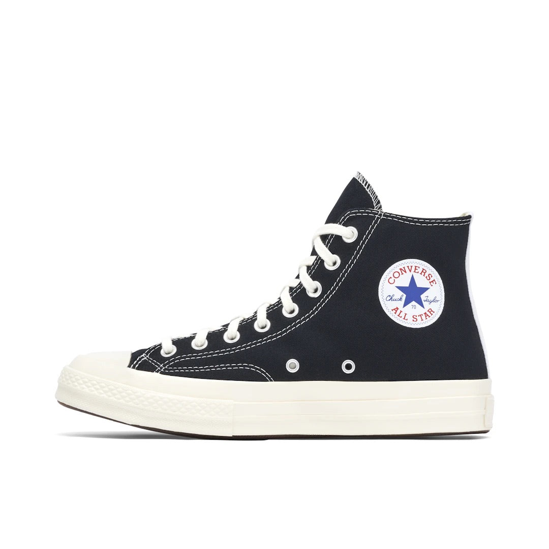 CONVERSE CHUCK TAYLOR ALL STAR 70 HI X COMME DES GARÇONS PLAY BLACK