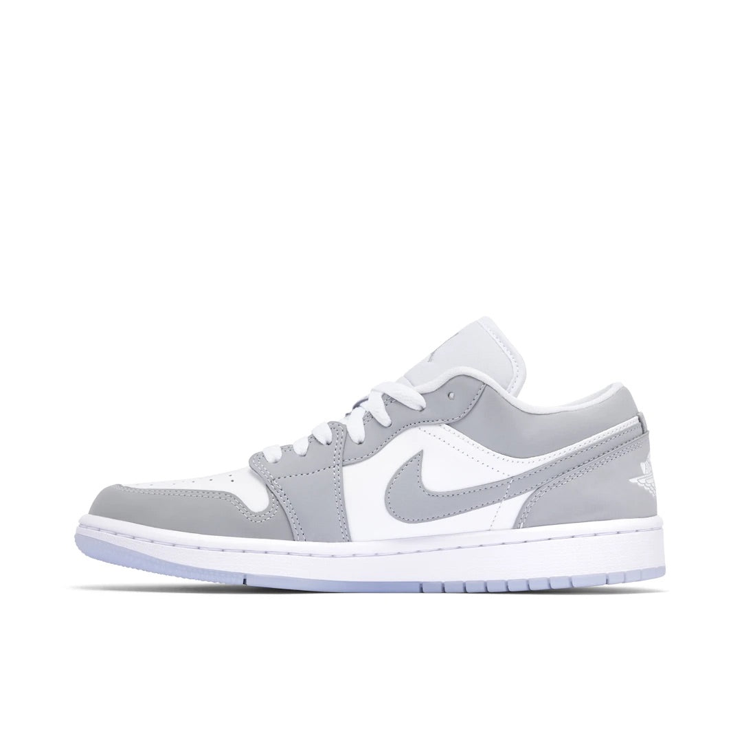 AIR JORDAN 1 LOW WHITE WOLF GREY