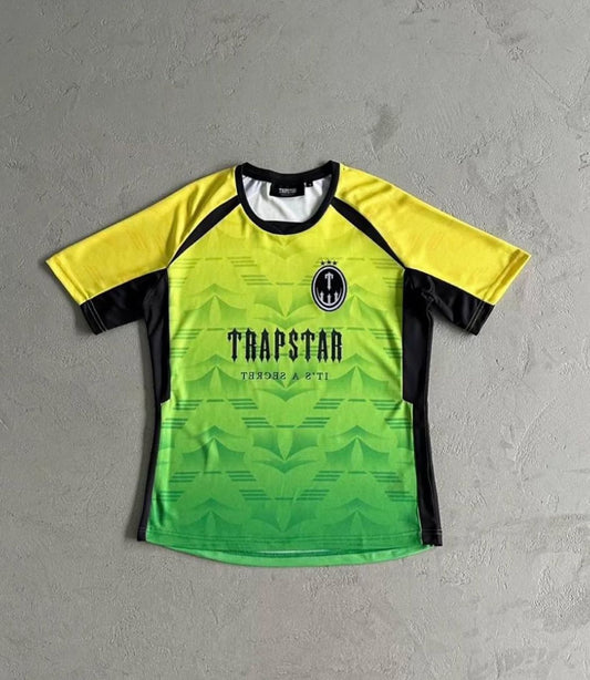 MAILLOT TRAPSTAR VERT JAUNE