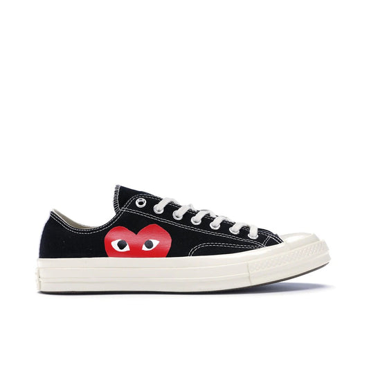 CONVERSE CHUCK TAYLOR ALL STAR 70 OX COMME DES GARCONS PLAY BLACK