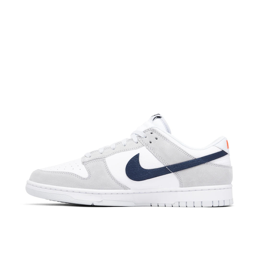 NIKE DUNK LOW MINI SWOOSH GREY NAVY