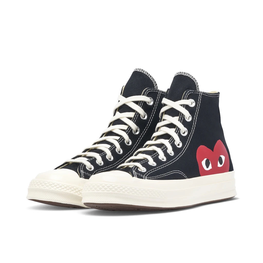 CONVERSE CHUCK TAYLOR ALL STAR 70 HI X COMME DES GARÇONS PLAY BLACK