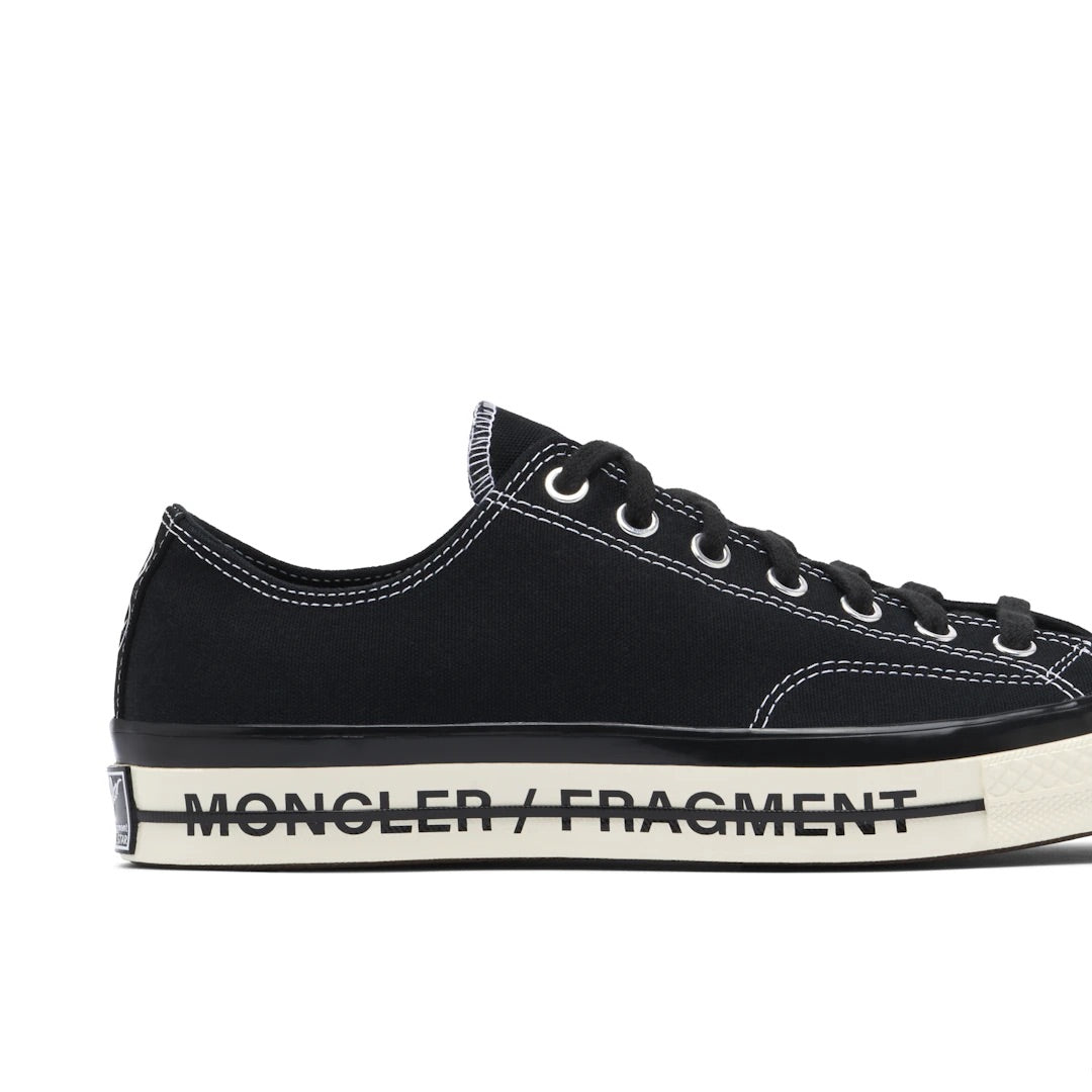 CONVERSE CHUCK TAYLOR ALL-STAR 70 X MONCLER X FRAGMENT BLACK