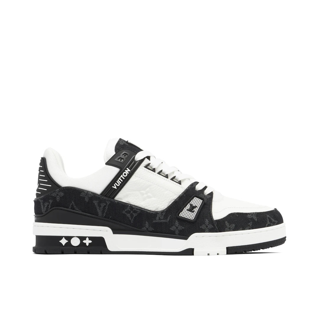 LOUIS VUITTON LV TRAINER WHITE BLACK