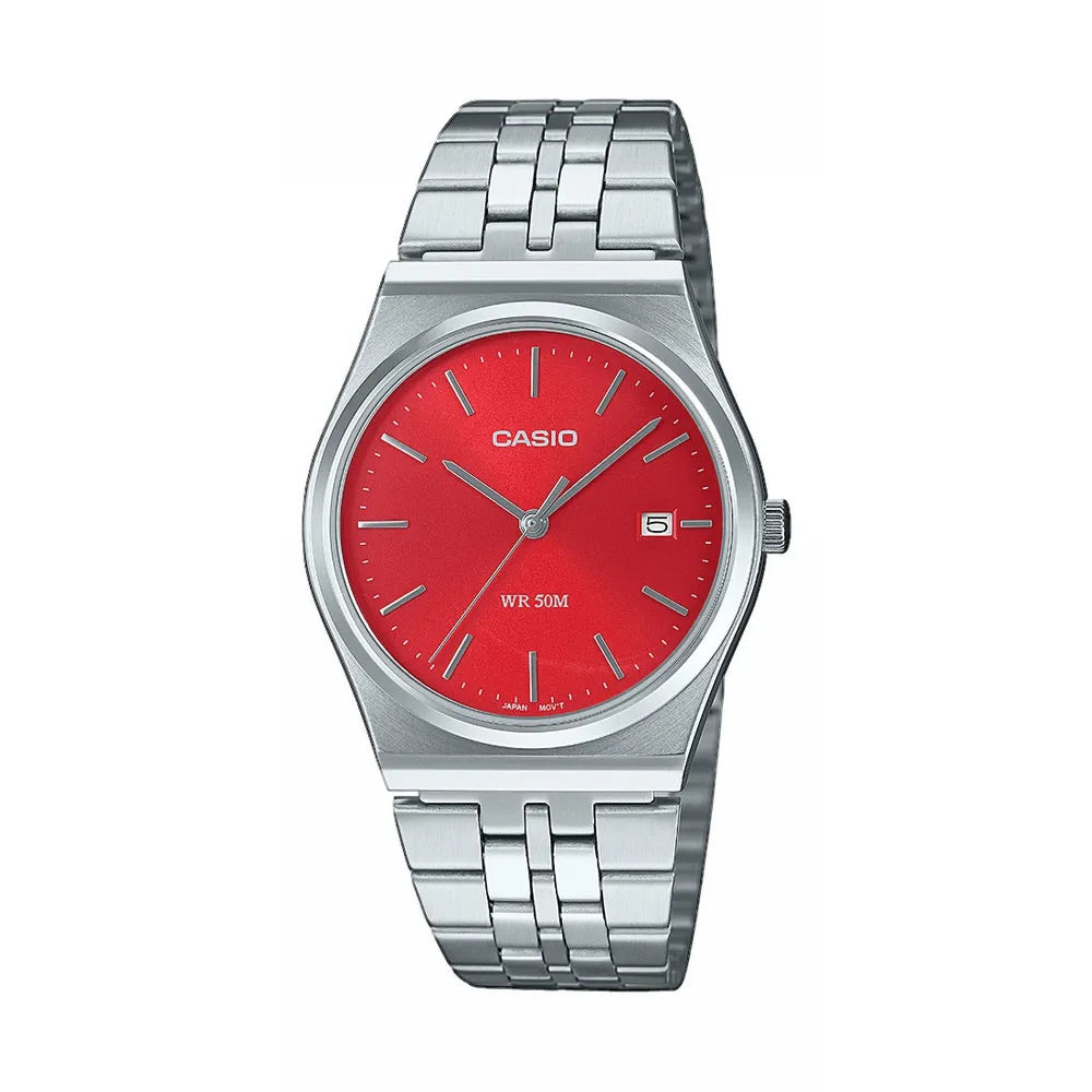 CASIO Montre quartz Mixte Casio collection Rouge