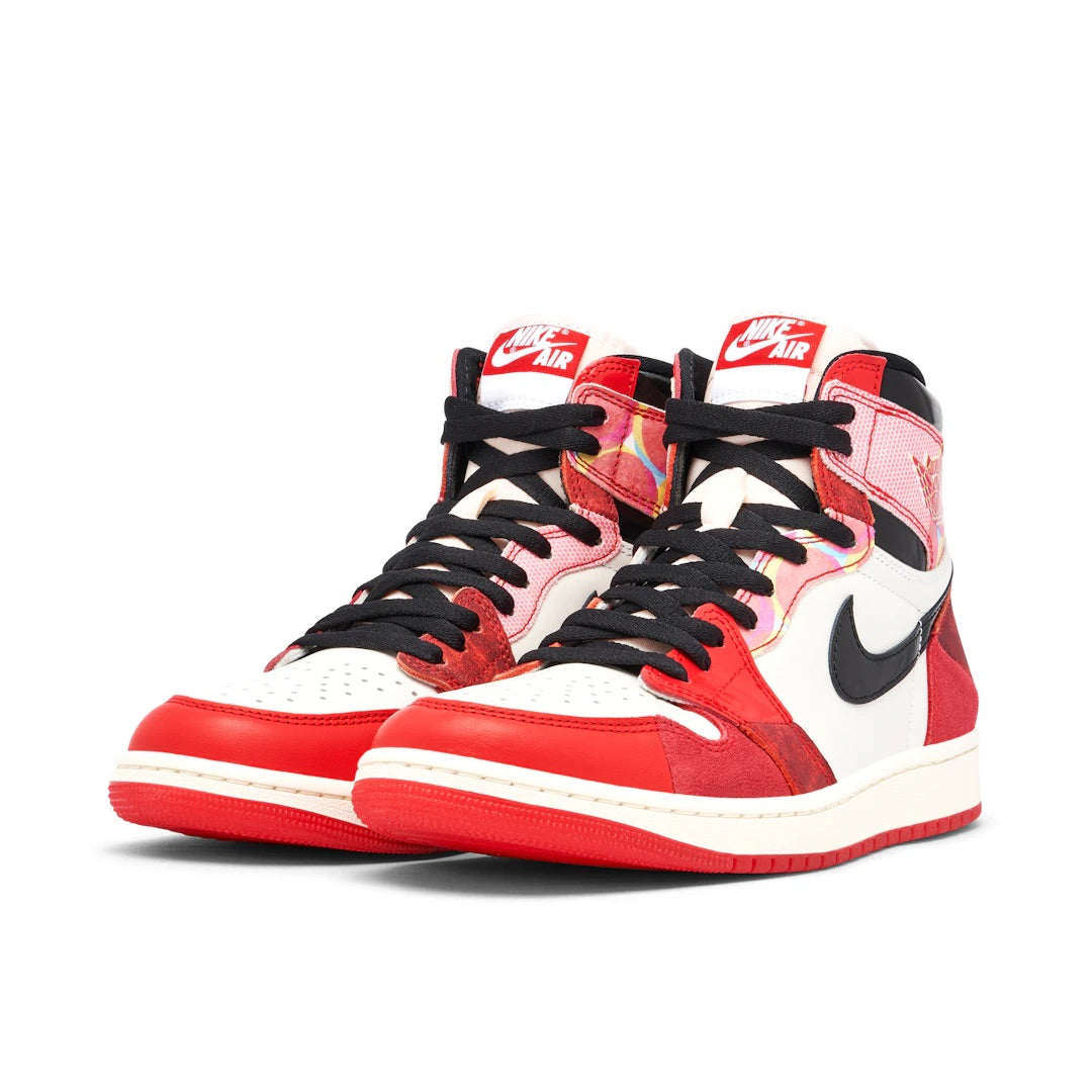 AIR JORDAN 1 HIGH X SPIDER-MAN ACROSS THE SPIDER-VERSE RED BLACK