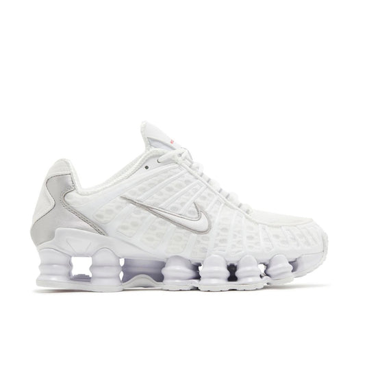 NIKE SHOX TL WHITE SILVER FEMME 2023