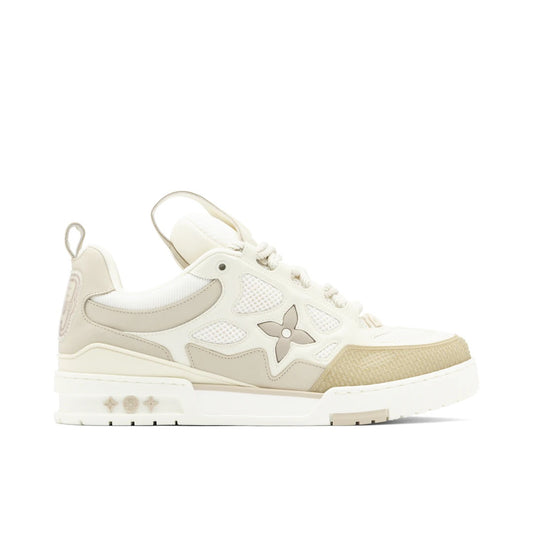 LOUIS VUITTON LV SKATE SNEAKER BEIGE WHITE