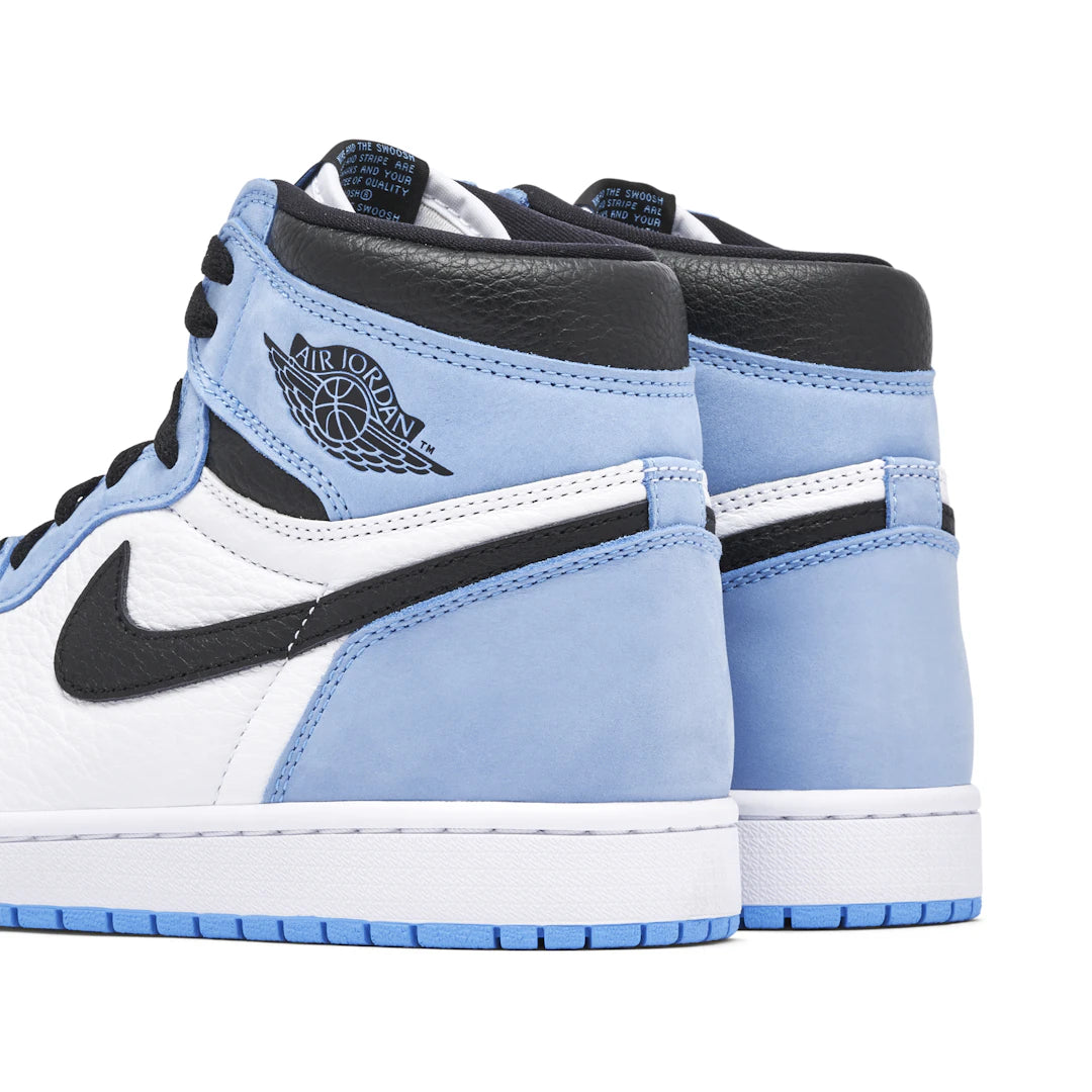 AIR JORDAN 1 RETRO HIGH WHITE UNIVERSITY BLUE BLACK